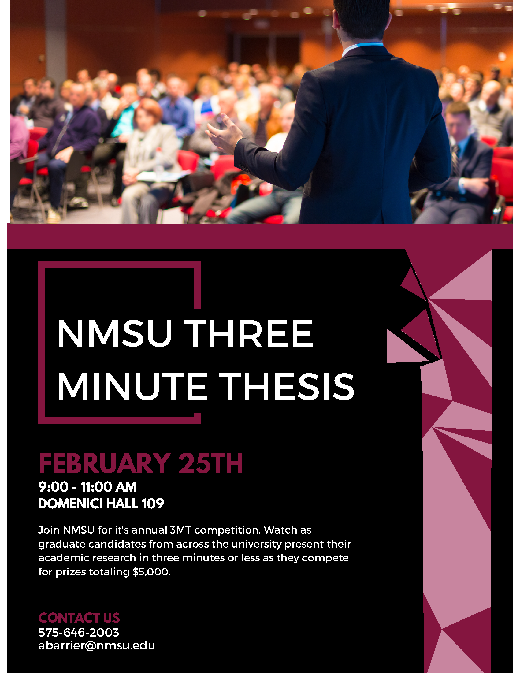 nmsu three minute thesis